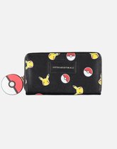 Pokémon Dames portemonnee Pikachu Zwart