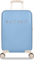 SUITSUIT Fabulous Fifties - Handbagage koffer met 4 wielen - 55 cm - 33L - Blauw Pastel