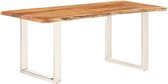 Eettafel Live Edge massief acaciahout 180x90x76 cm