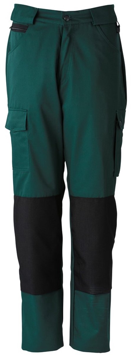 HAVEP Werkbroek Worker kniezakken 8597 - Flessengroen/Zwart - 52