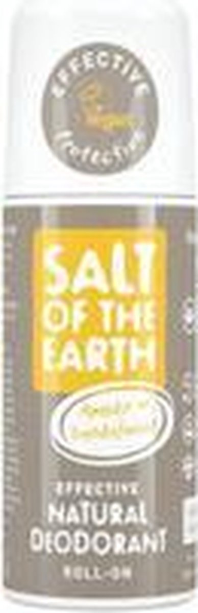 Salt-Of-The-Earth - Ambra Sandalwood Natural Roll On Deodorant - Přírodní kuličkový deodorant s ambrou a santalem