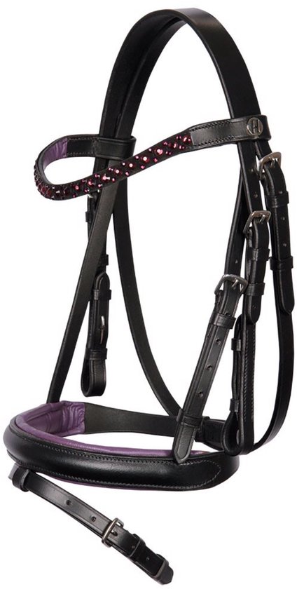 Harry's Horse Diva bridle hoofdstel Shetland | Paars | Hoofdstel paard Harry's Horse Diva bridle hoofdstel Shetland | Paars | Hoofdstel paard