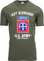 Fostex Garments - T-shirt U.S. Army 82nd Airborne (kleur: Groen / maat: S)
