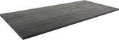 MaximaVida planken tafelblad Krakau 160 cm zwart- A-grade pinewood