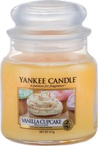 Yankee Candle Geurkaars Medium Vanilla Cupcake - 13 cm / ø 11 cm