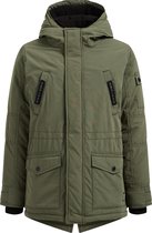 WE Fashion Jongens parka met capuchon