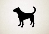 Labrabull - Silhouette hond - XS - 25x28cm - Zwart - wanddecoratie