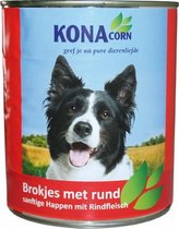 Konacorn Brokjes Met Rundvlees In Blik | 810 gr Hondenvoer