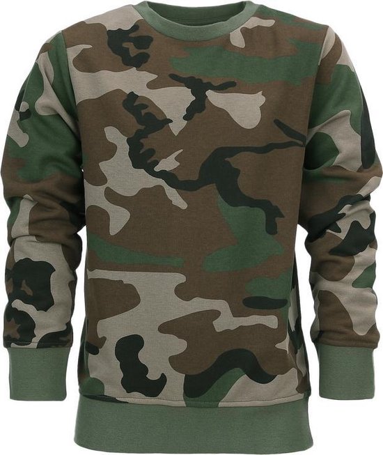 101inc - Kinder trui/dikke long sleeve - Camouflage - maat 92