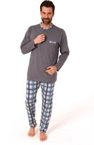Heren pyjama Trend 10414 - Grijs - 48