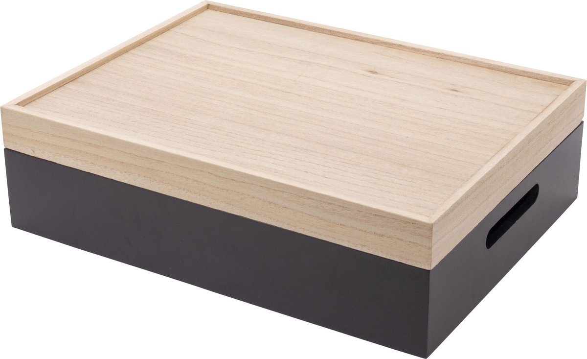 Gusta - Opbergbox met Dienblad - 42x32x12cm