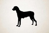 Silhouette hond - Rastreador Brasileiro - M - 60x71cm - Zwart - wanddecoratie