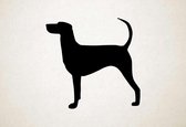 Silhouette hond - Kerry Beagle - L - 75x77cm - Zwart - wanddecoratie