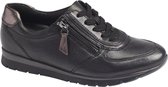 Medicus Zwarte leren sneaker - Maat 41.5