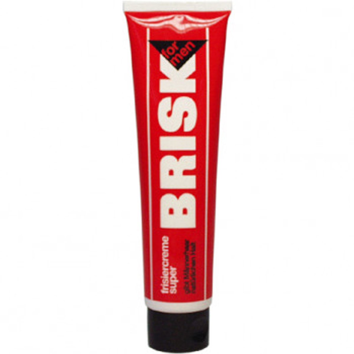 BRISK Frisiercrème Super – 100 ml – Haarcrème voor Mannen – Natuurlijke Hold zonder Glans – Flexibele Styling – Makkelijk Uitwasbaar