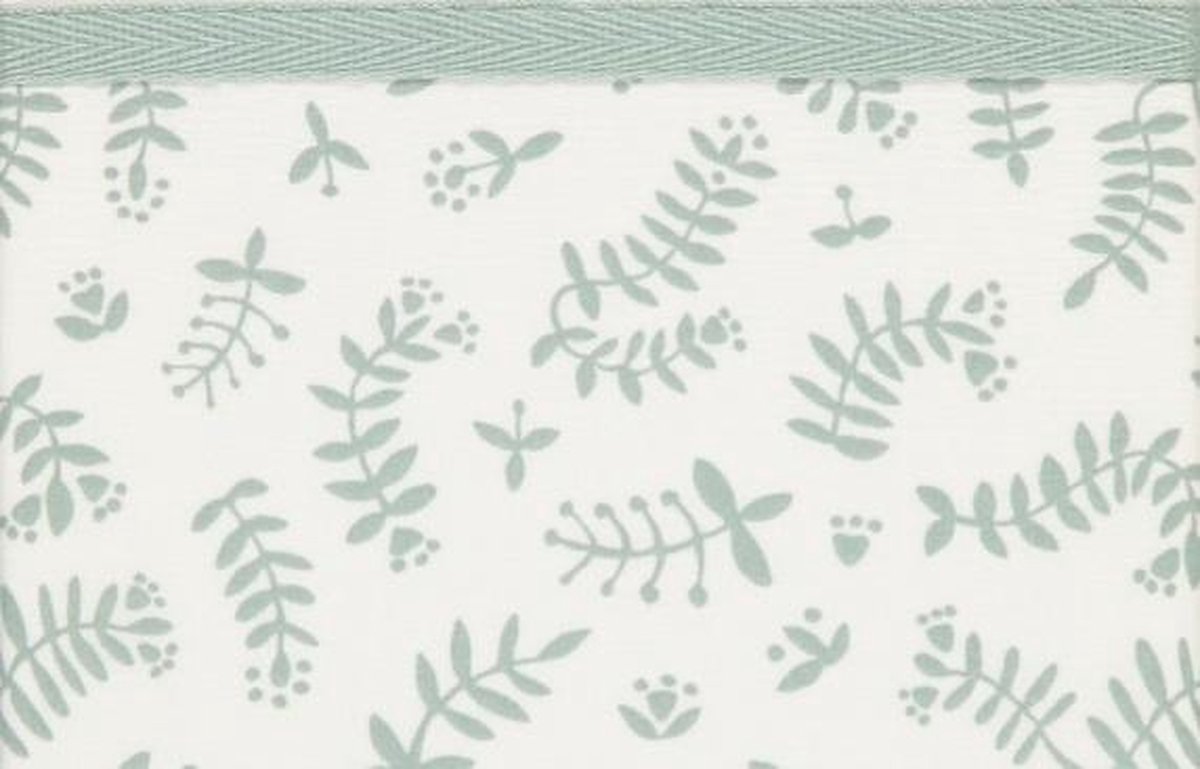 Briljant Baby - Wieglaken - Botanical Organic - Stonegreen - 75 x 100 cm - 100% organisch katoen