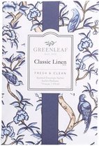 Greenleaf Geurzakje Classic Linen 17 Cm Hout Blauw/wit