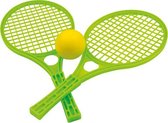 Mochtoys Tennisset Junior 42,5 X 19 Cm Groen 3-delig