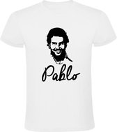 Pablo Escobar Heren t-shirt |cocaine | drugs | dea | colombia | Wit