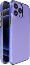 TPU dubbele kleur schokbestendige beschermhoes voor iPhone 13 Pro Max (Dream Blue)