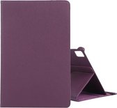 Voor Huawei MatePad Pro 12.6 2021 360 Graden Rotatie Litchi Textuur Horizontale Flip Lederen Case met Houder (Paars)