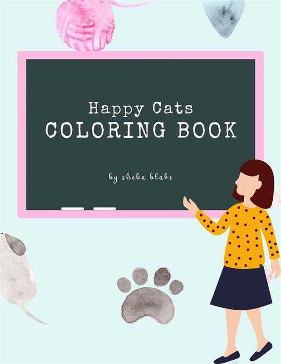 Happy Cats Coloring Book for Kids Ages 3+ (Printable Version ... - cover