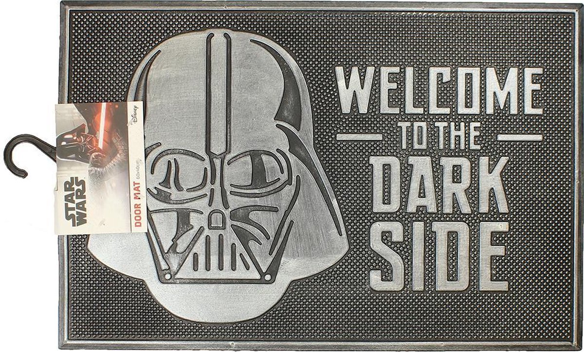 Star Wars Welcome To The Dark Side Rubberen Deurmat Zwart/Zilver -  Officiële Merchandise | bol.com
