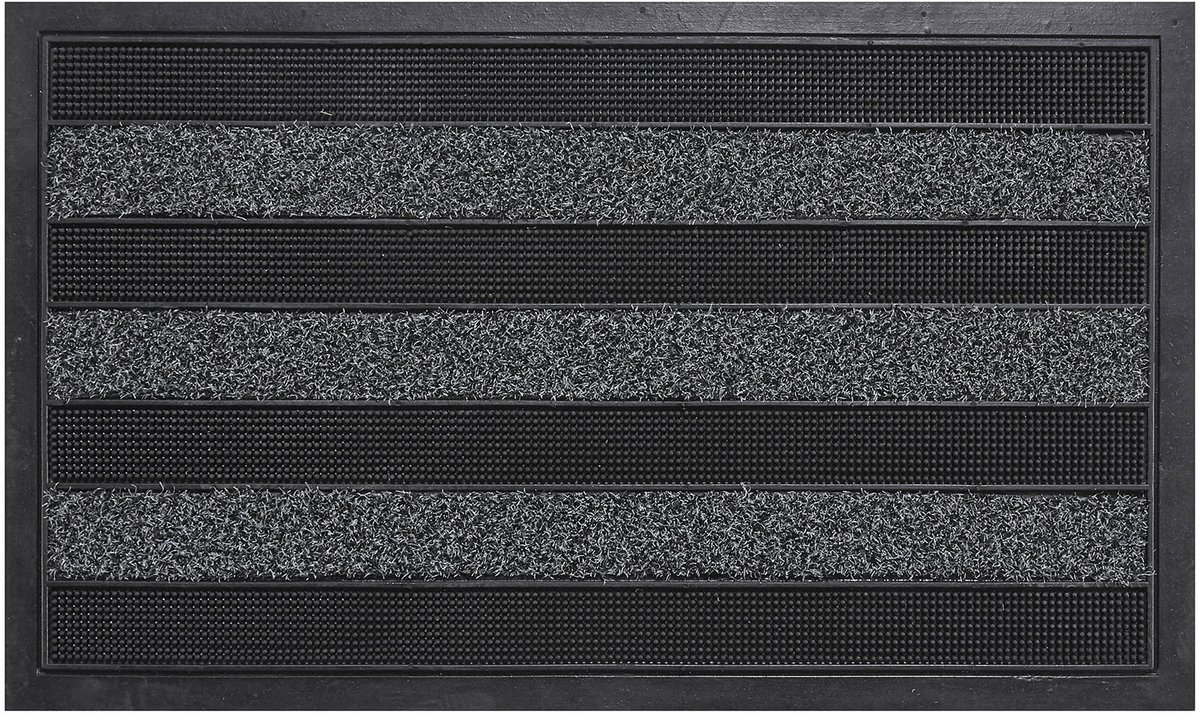 MD-Entree MD Entree - Deurmat - Schoonloopmat - Rubbermat - Cactus Anthra - 40 x 60 cm Antraciet