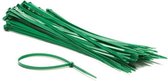 Perel Set nylon kabelbinders 4.8x300mm - Groen, UV-bestendig, 100 st.