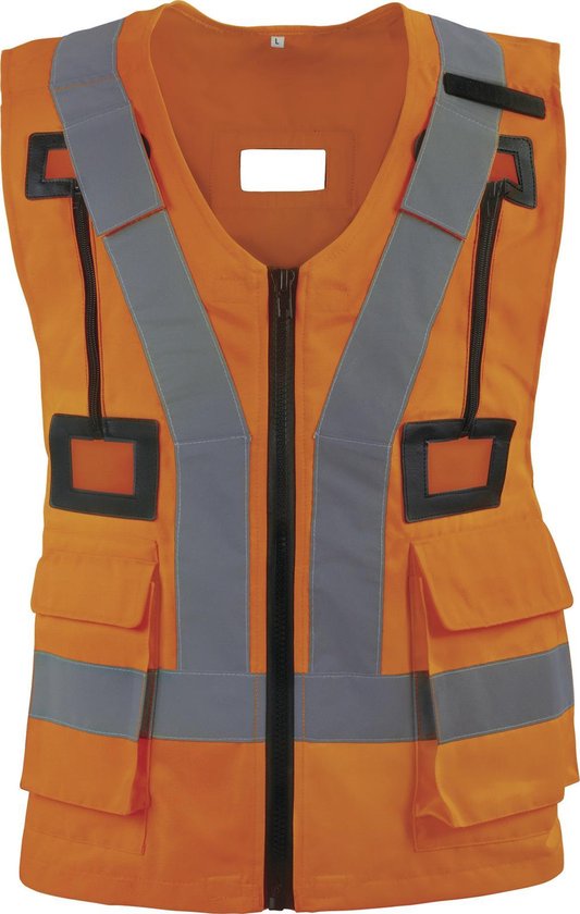 Gilet de sécurité Delta Plus Polyester/ Katoen Oranje