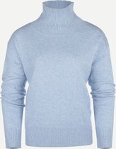 Steppin' Out Herfst/Winter 2021 Trui Chrissy Sweater Vrouwen - Regular Fit - Merino Wol - Blauw (XL)