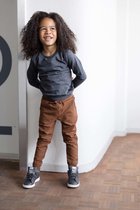 Levv jongens sweater Sid aop Black Melee V