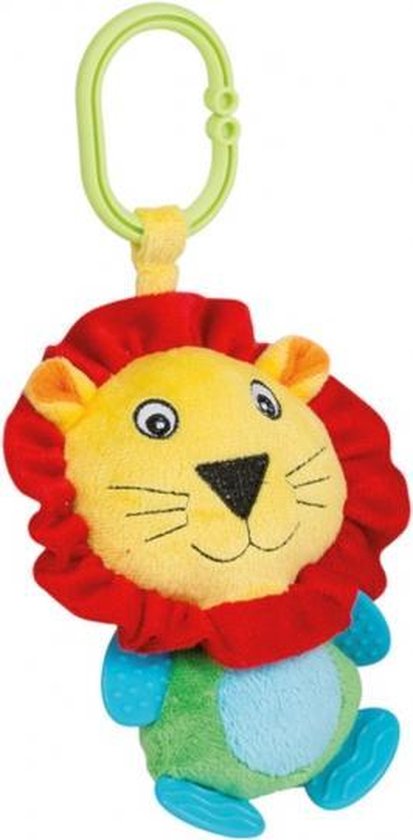 Leeuw welp knuffel goudgeel 17 cm - handgemaakt pluchen dier