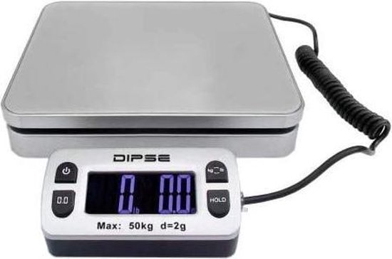 Industrial Platform Scale 300 Kg. Foldable Digital Scale with LCD Display. Steel Platform. Multifunctional Professional Scale, Perfect for Packages, Warehouses, Shops