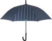 golfparaplu automatisch heren 116 cm microvezel blauw
