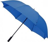 golfparaplu automatisch 130 cm polyester blauw