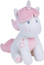 knuffel Glow In The Dark - Eenhoorn 24 cm wit/roze