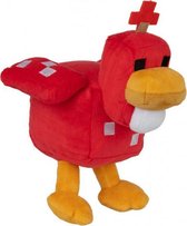 knuffel Minecraft Earth Cluckshroom pluche rood