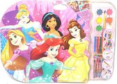 kleurset Prinsessen XXXL meisjes 53 x 58 cm 27-delig