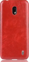 Nokia 2.2 Hoesje - Mobigear - Excellent Serie - Hard Kunststof Backcover - Rood - Hoesje Geschikt Voor Nokia 2.2