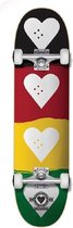 Skateboard Complet Heart Supply Quad Logo Rouge/ Or/Vert 8.25