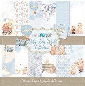 Baby Boy World 12x12 Inch Paper Pack (8pcs) (PFY-3460)