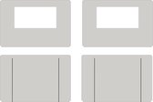 Zijwandenset | Easy up 3x3m - Professional | PVC gecoat polyester - Grijs