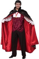 verkleedpak Dracula polyester zwart/rood/wit maat M/L