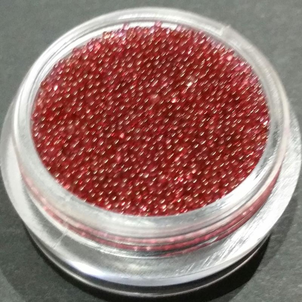Goedkoopste Nailart Caviar Beads - Kaviaar Nagels - Korneliya caviar Holografisch Garnet
