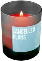 kaars Cancelled Plans 7,5 x 12 cm wax rood