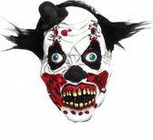 gezichtsmasker Zombie Clown met hoed unisex one size