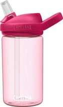 drinkfles Eddy junior 400 ml roze siliconen