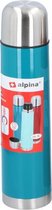 thermosfles 1 liter blauw