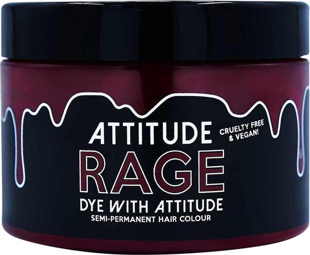 Attitude Hair Dye Semi permanente haarverf Rage Rood | bol.com
